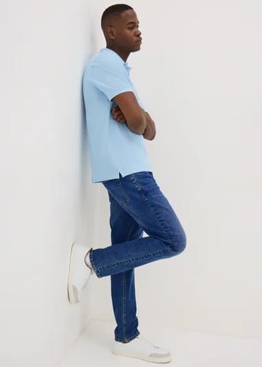 15263974-6365215738127955 Mid Wash Slim Fit Jeans
